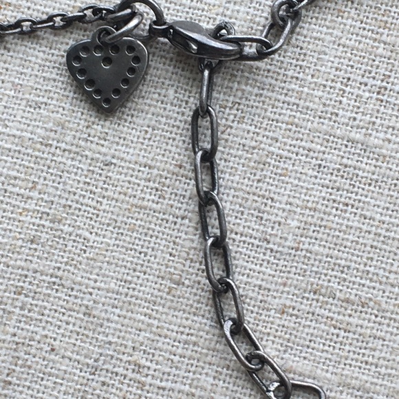 Stella & Dot Hematite Clover Key Necklace - Picture 9 of 12